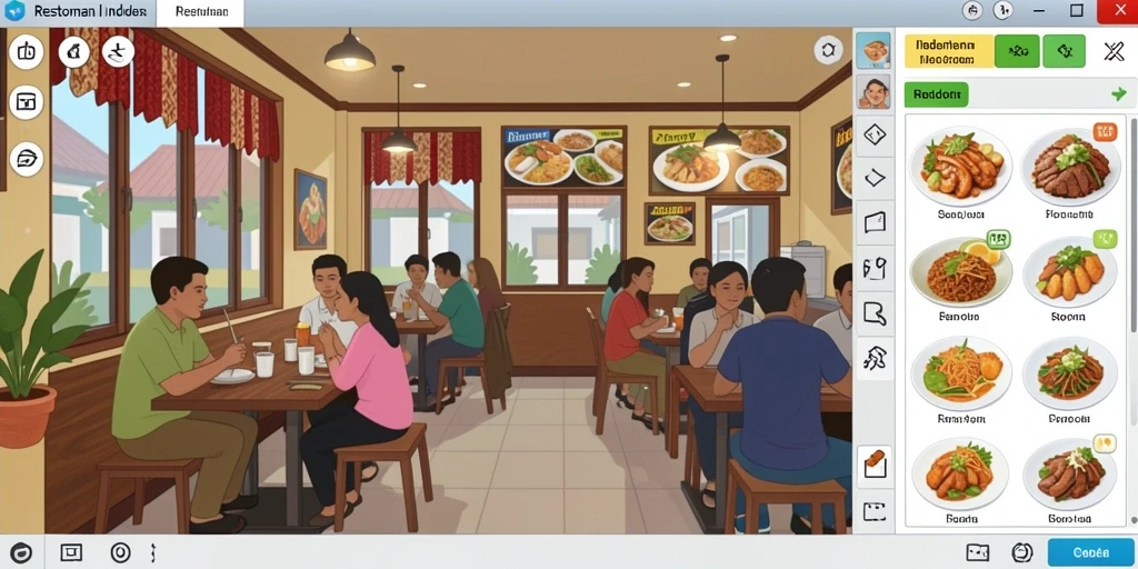 Tampilan antarmuka yang intuitif dan mudah dipahami.