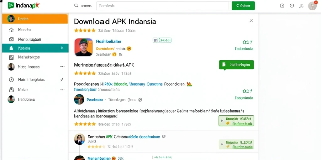 Tampilan awal permainan yang menarik dan mudah dinavigasi.