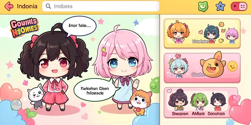 Screenshot menampilkan antarmuka pengguna yang cerah.