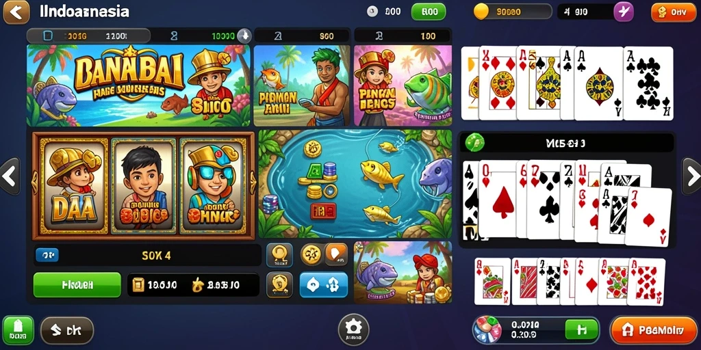 Gambar tampilan awal game MC888 yang menarik.