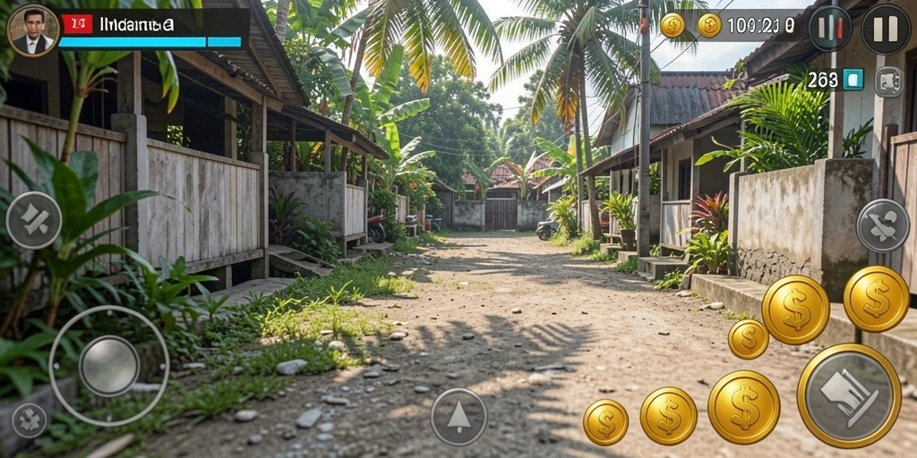 Tampilan karakter unik yang bisa dipilih.
