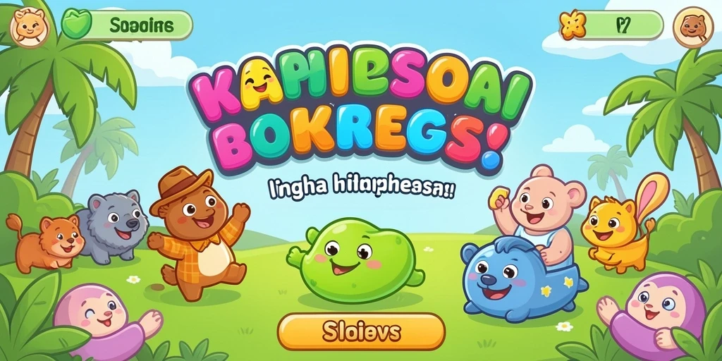 Tangkapan layar karakter utama dalam aksi.